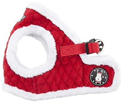 Puppia puppia paqd-ah1470 błysków Harness szer., naczynia do kamizelki, M, czerwony