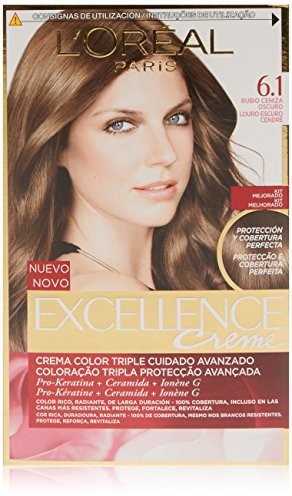 Loreal coloraci N cr ¨ ME Triple protecci N 6,1 de L \ 'or AL Paris # 5182 8411300565182