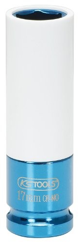 KS Tools Siła  515.2017 1/2 cala aluminiowe obręcze kół firmy klucz nasadowy, długie, 17 MM 515.2017