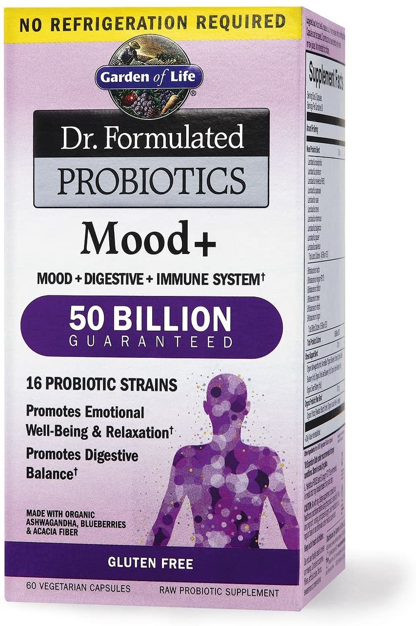 GARDEN OF LIFE Dr. Formulated Probiotics Mood+ 60 Kapsułek wegetariańskich