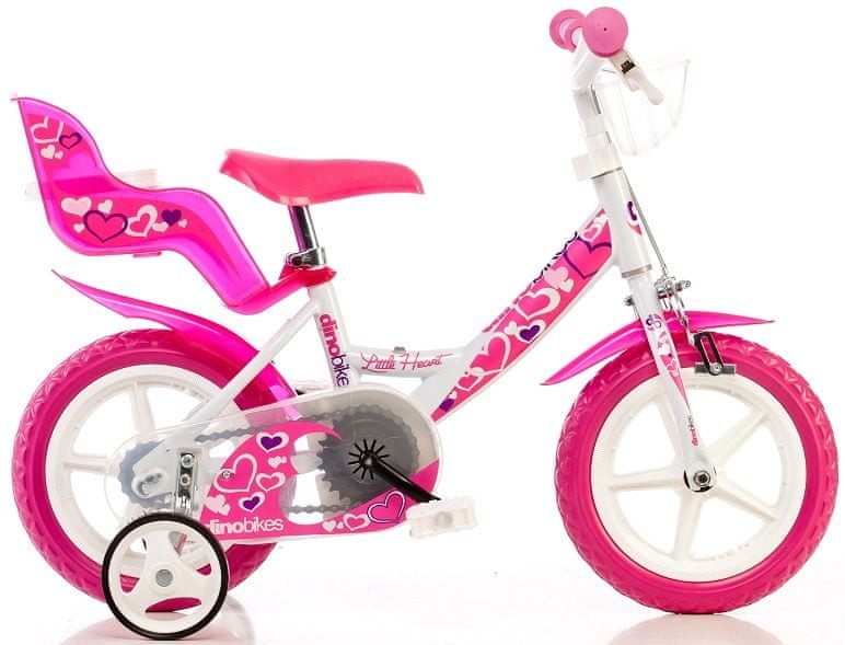 Dino Bikes Rower dziewczęcy 12 różowy