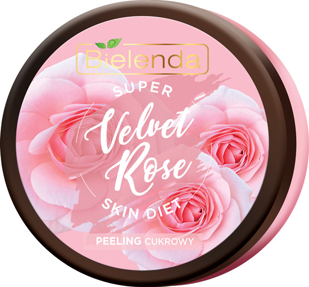 Bielenda Super Skin Diet Velvet Rose Regenerujący peeling cukrowy Róża 350g