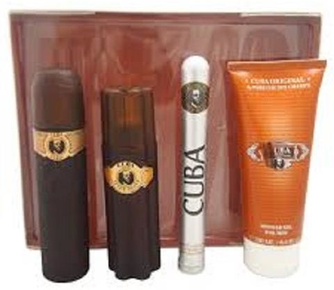 Cuba Original Paris zestaw woda toaletowa spray 100ml + woda toaletowa spray 35ml + żel pod prysznic 200ml + balsam po goleniu spray 100ml 42555-uniw