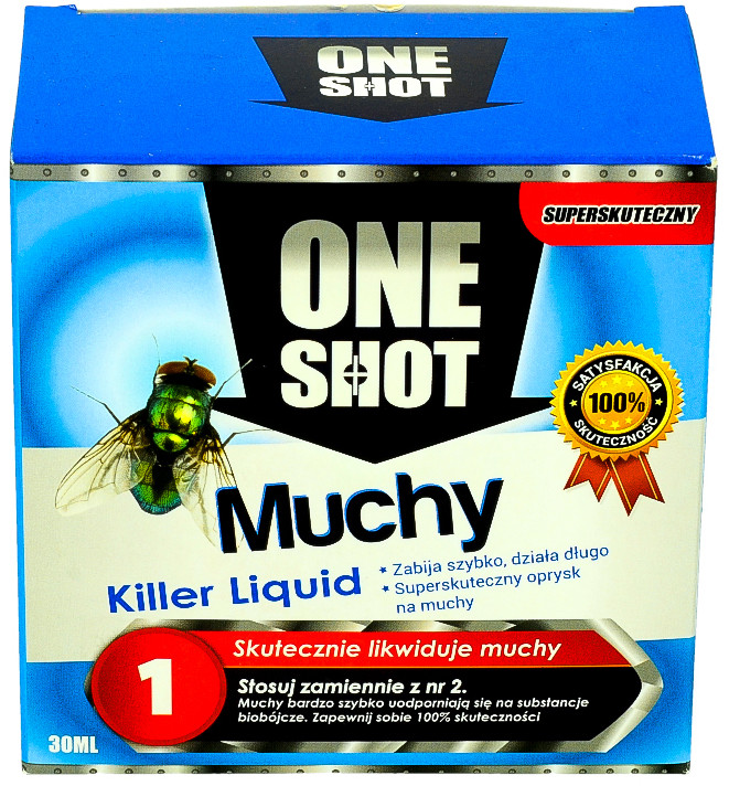 Monagro Preparat na muchy 30 ml=5l koncentrat. Środek na muchy ONE SHOT 1.