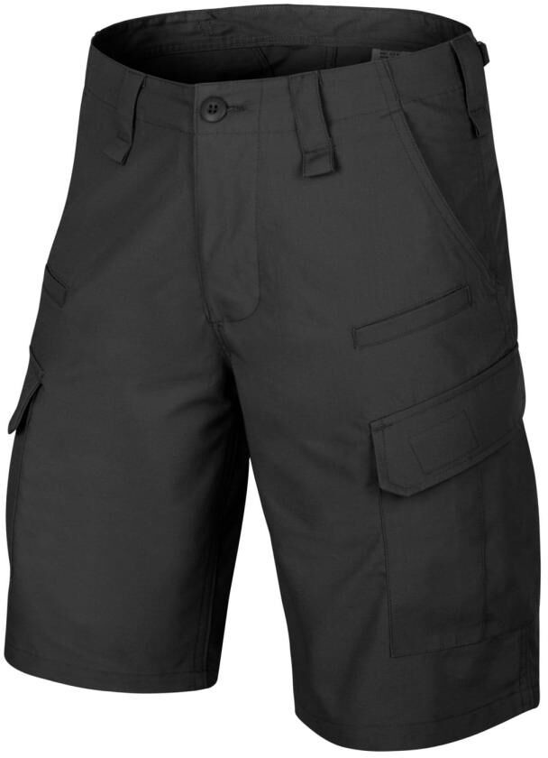 Helikon tex Krótkie Spodnie CPU - PolyCotton Ripstop - Czarny-Black - S (SP-CPK-PR-01-B03) HE.SP-CPK-PR-01-B03