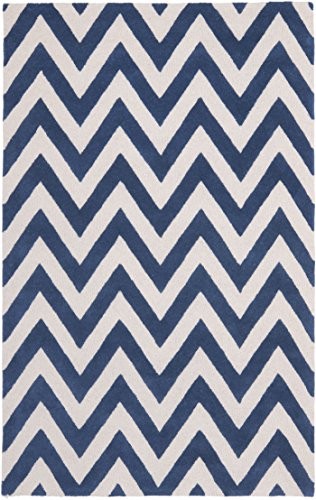 Safavieh cam139g Stella tekstura dywan, wełna, granatowy (marynarski)/kość słoniowa CAM139G-4
