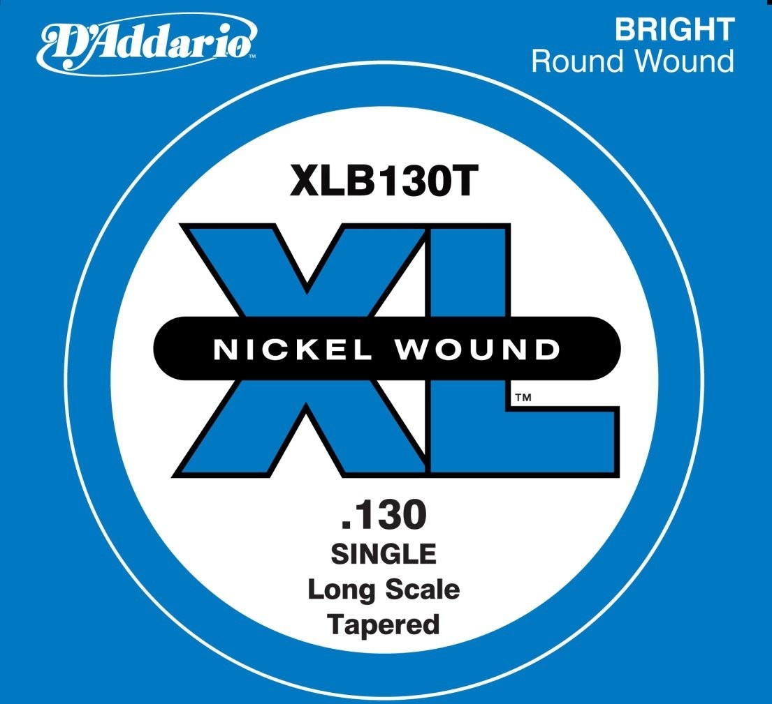 D'Addario xlb130t Nickel (rozmiar: XL) Wound Bass pojedyncze gitary tapered Long Scale 130 XLB130T