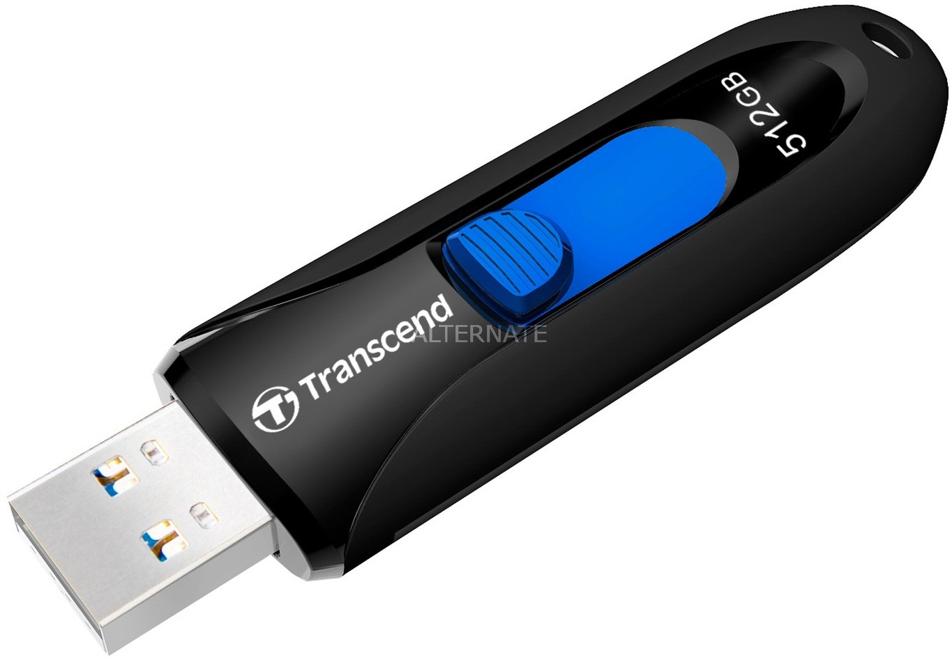 Transcend JetFlash 790 pamięć USB 512 GB USB Typu-A 3.2 Gen 1 (3.1 Gen 1) Czarny, Nośnik Pendrive USB