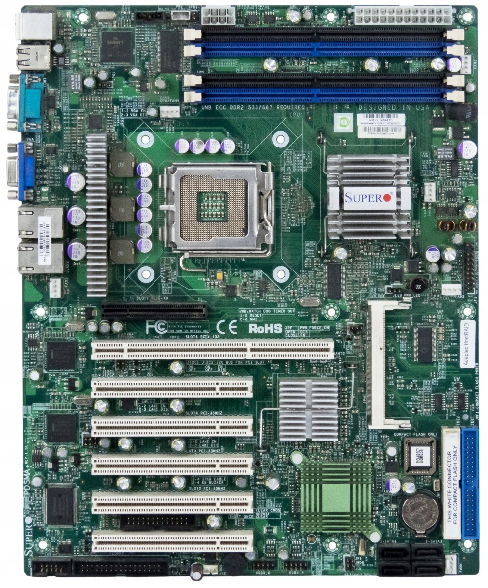 Supermicro Pdsma+ s.775 DDR2 Pci Pci-x Pcie