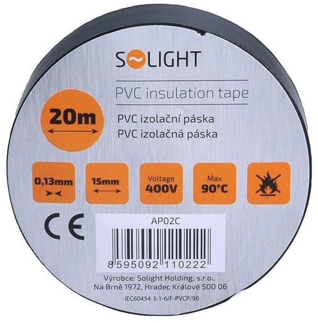 Electrix Solight Solight AP02C Taśma izolacyjna 15mm x 20m