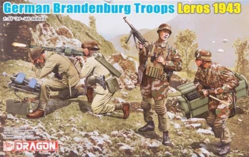 Dragon German Brandenburg Troops, Leros 1943 (4 Figures Set) 6743