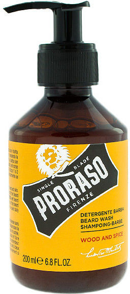 Proraso Wood & Spice szampon do pielęgnacji brody 200ml 14382