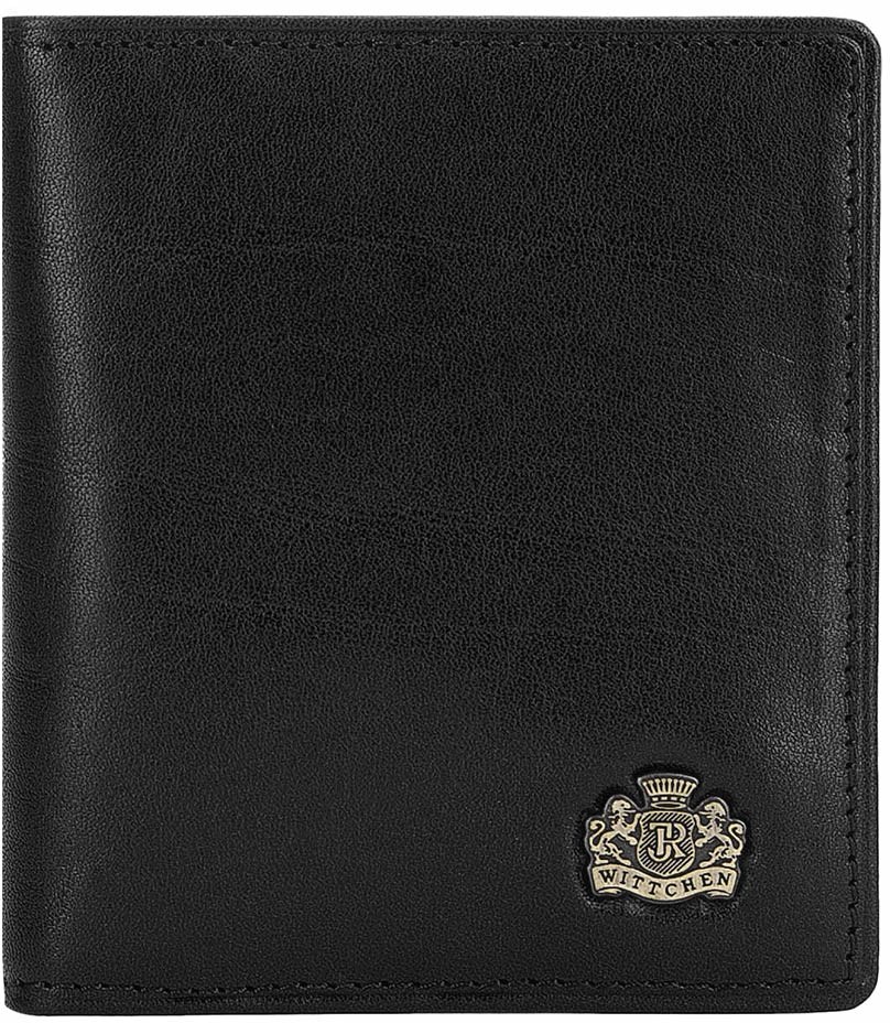 Wittchen Etui na karty ze skóry z herbem bez zapięcia 10-2-291-1L