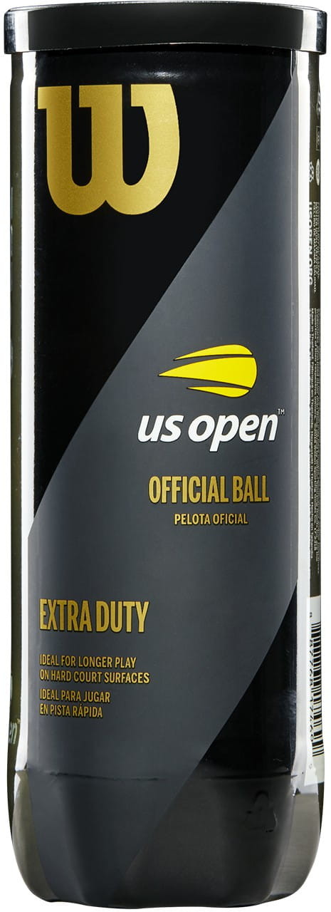 Wilson US Open XD tennisbal (3-CAN), żółty 5576