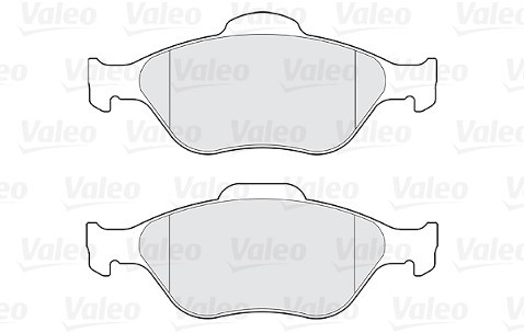 VALEO Zestaw klocków hamulcowych, hamulce tarczowe 301564