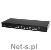 StarTech com 8 PORT 1U USB KVM SWITCH KIT com 8-Port USB KVM Switch-Set mit OSD und Kabeln Rackmontierbar (SV831DUSBUK)