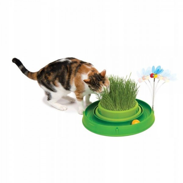 Catit Okrągła zabawka z piłką i trawą dla kota |Żwirek GRATIS dla zamówień powyżej 120zł!