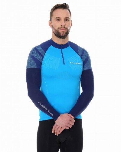 Brubeck Rękawki rowerowe Unisex SB10060 Niebieskie
