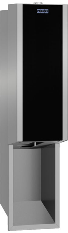 Franke Elektroniczny dozownik do mydła w płynie 1 litr EXOS Franke stal szlachetna matowa + czarne szkło EXOS625EB