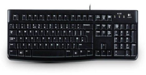 Logitech K120 Corded Keyboard Black OEM  HUN  USB  EMEA 920-002640