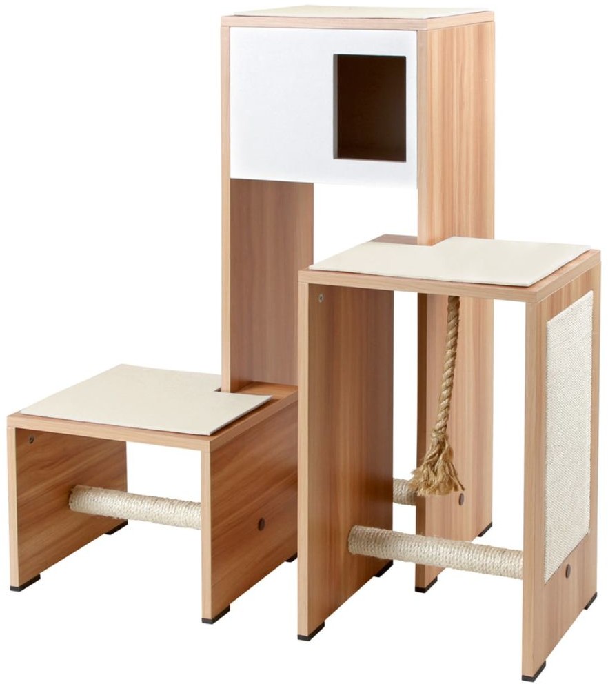 Kerbl Koci mebel do drapania Ambiente, białe, 100 cm, 81521 81521