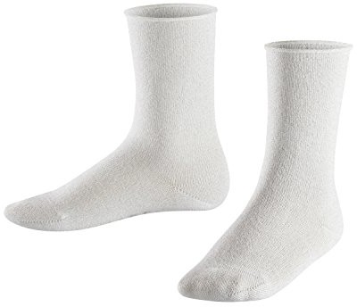 FALKE dziewcząt skarpety Shiny, kolor: biały (White 2000) , rozmiar: 31-34 12174