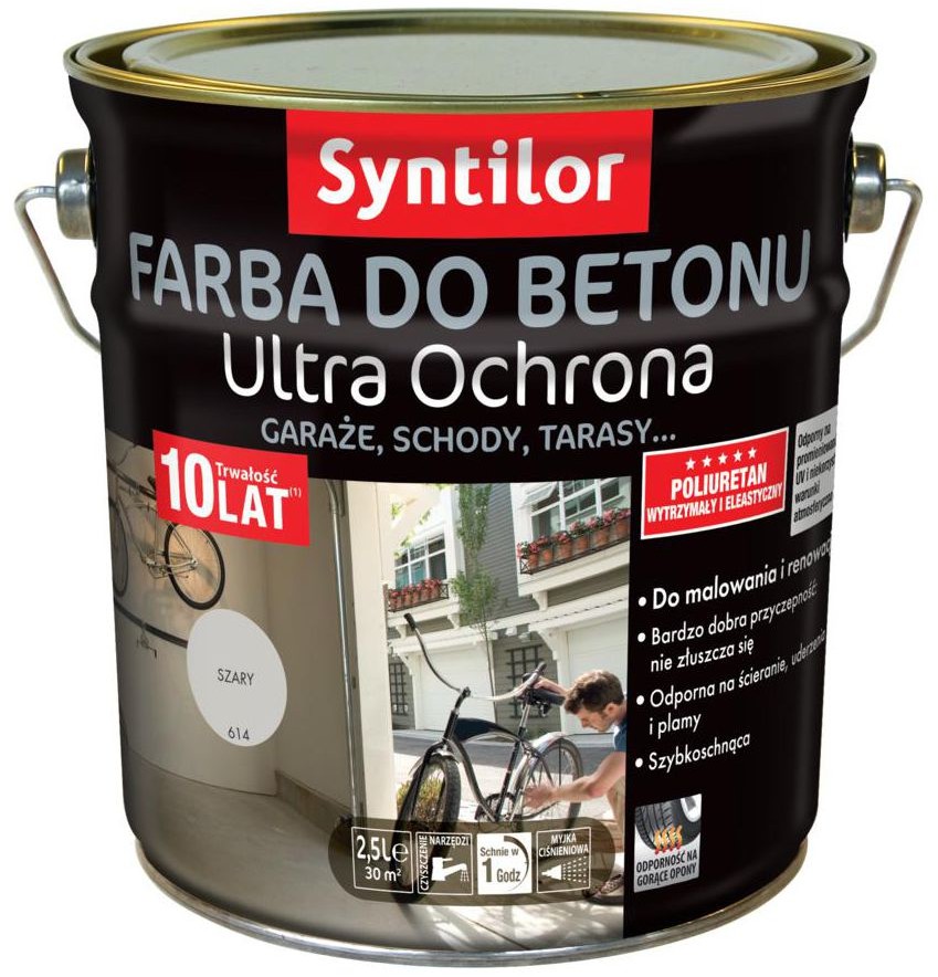 Syntilor Farba do betonu ULTRA OCHRONA 2.5 l Szary