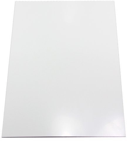 first4magnetsTM first4magnets fwba4 nawet sklejenia arkuszy A4 Whiteboard elastyczny, do domu i biura, 1 opakowanie, metalowa, srebrny, 297 X 210 X 0,85 MM FWBA4-1