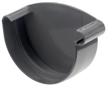 PVCLINE Zaślepka rynnowa prawa PVC 75 PVCLINE