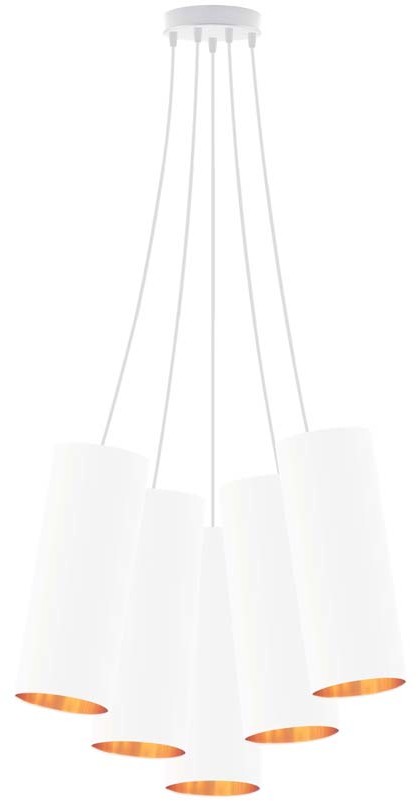 LYSNE Regulowana lampa wisząca VIZELA GOLD 400042/23 T5