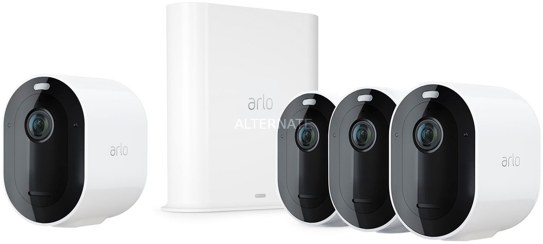 Arlo VMS4440P Kamera bezpieczeństwa IP Wewnętrz i na wolnym powietrzu Żarówka Ściana 2560 x 1440 piksele, Kamera systemowa