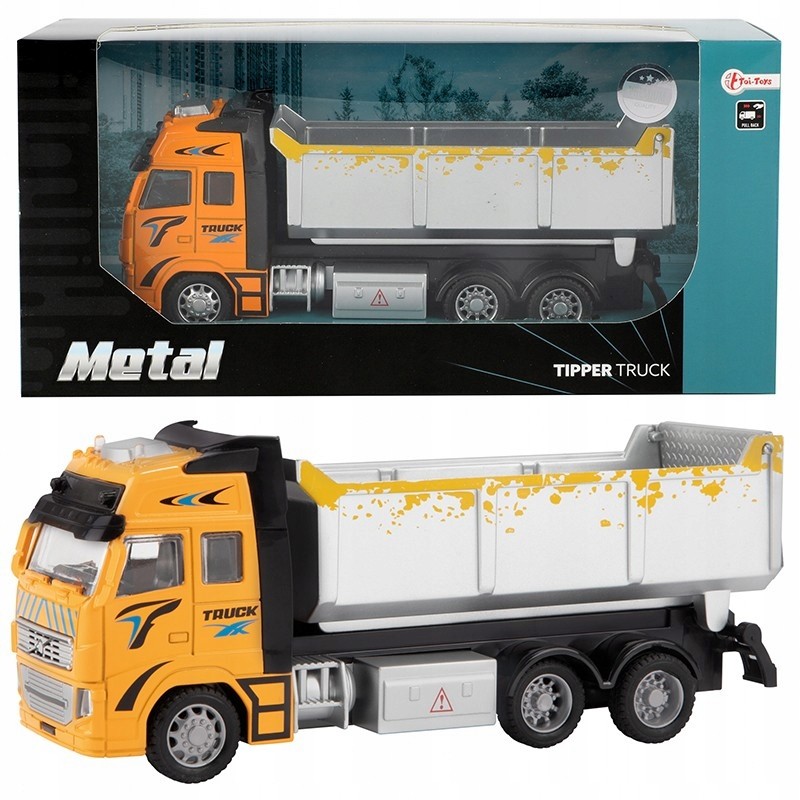 Ciężarówka Wywrotka Metalowa Kabina Tir Napędzany