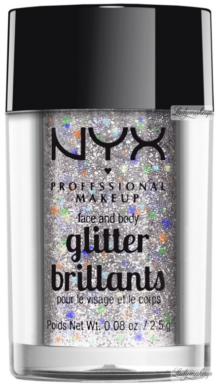 NYX Professional Makeup Professional Makeup - Glitter Brillants - Brokat do twarzy i ciała - 11 NYXBDICI-ET11
