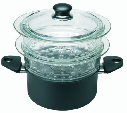 Ballarini BALLARINI atsp13 garnek do gotowania ze wstawkami z szybkowar 20 cm 8225IH.20