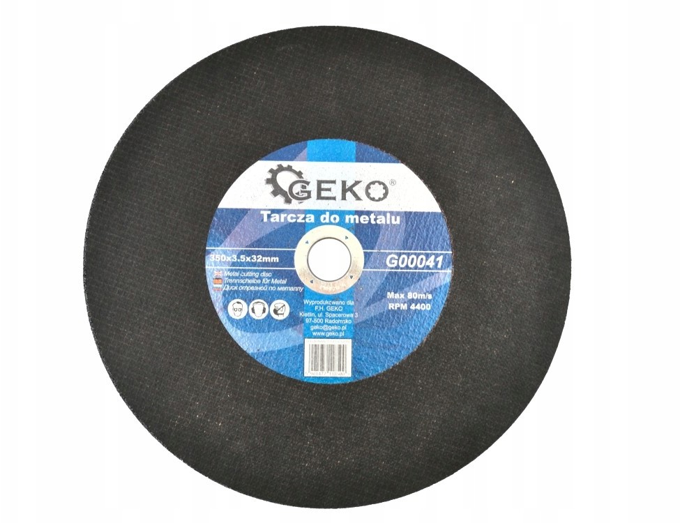 Tarcza Cięcia Metalu Wzmacniana 350x32x3,5 Ukośnic