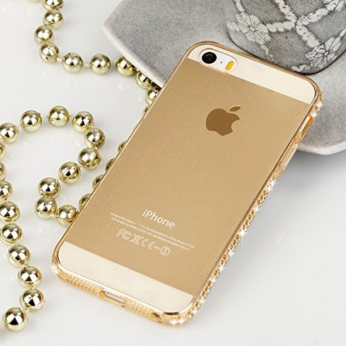 Ego TPU pokrowiec ochronny Case strasu, diament do iPhone przezroczysty Back Cover silikonowe Glitter miękkie silikonowe etui ultra cienkie kamienie kryształowe pokrowiec błyszczący Bling, sztras jasn b025971bcc4