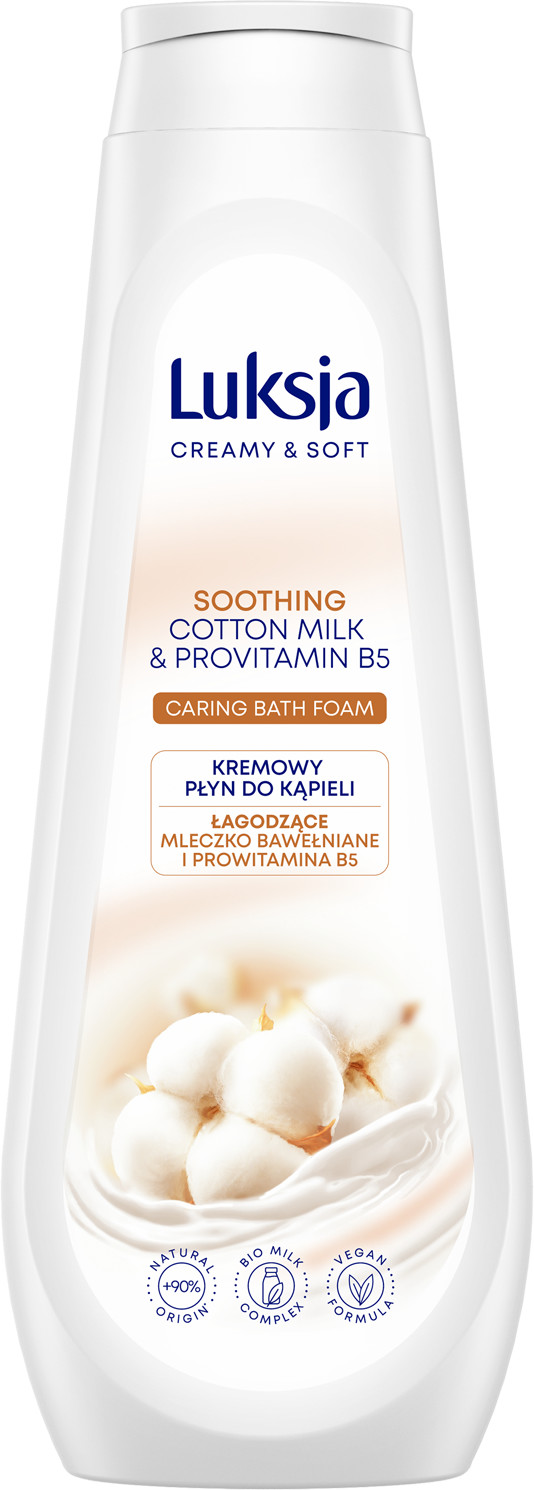 Luksja Cotton płyn do kąpieli, 900 ml