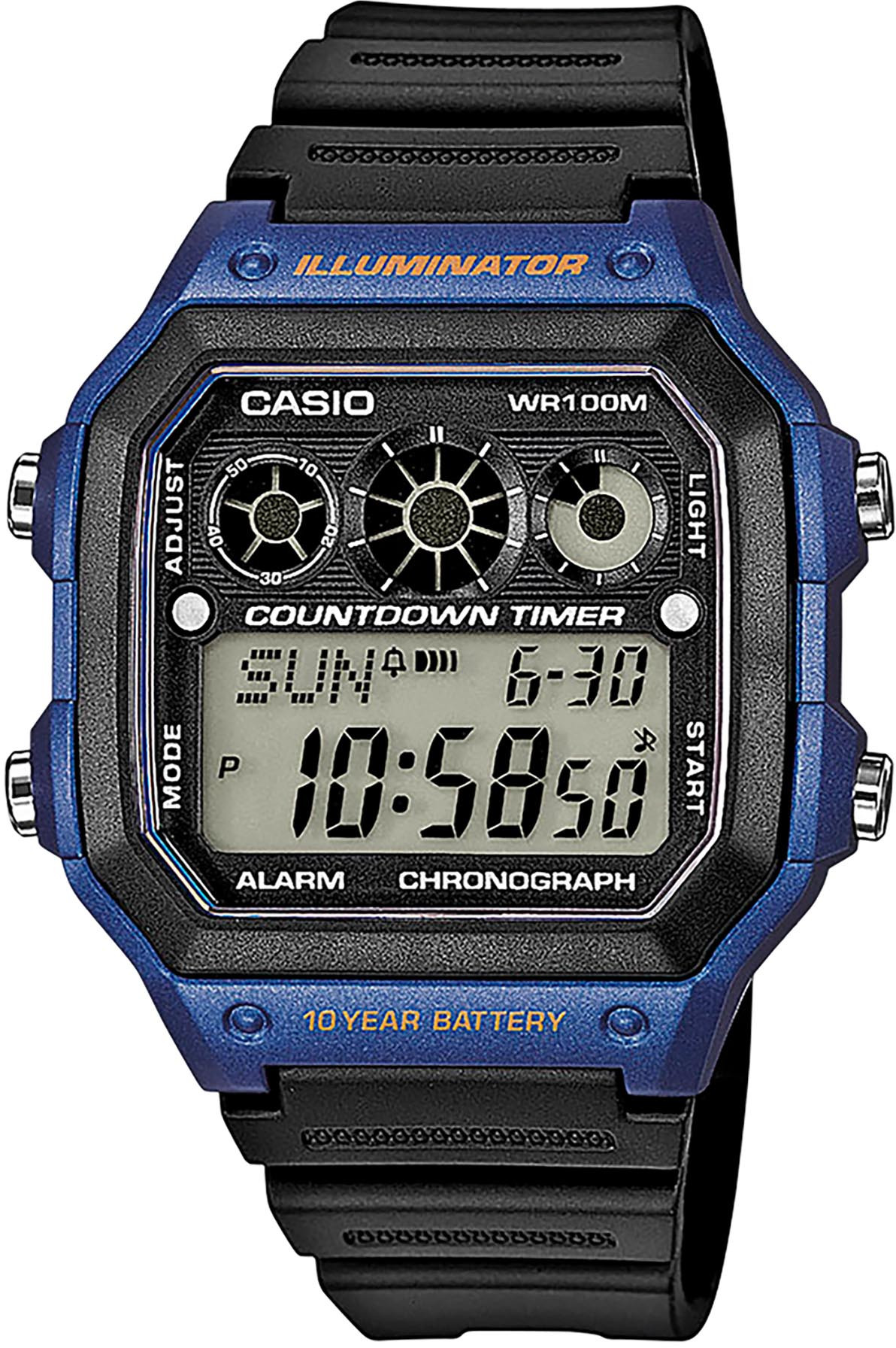 Zegarek CASIO - AE-1300WH-2AVEF Black/Black