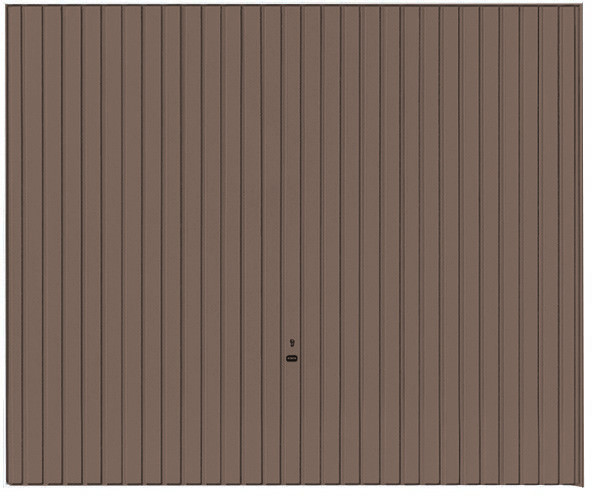 Brama garażowa uchylna GSL 2500 x 2125 mm brązowa
