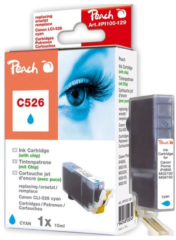 DrTusz Peach cyan kompatybilny z CLI-526 CLI-526 c PI100-129