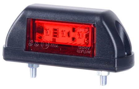 HORPOL Lampa LED obrysowa czerwona 12V/24V (LD712)