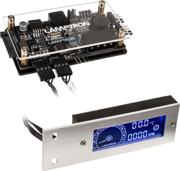 Lamptron Lamptron TC20 PCI RGB srebrny LULS-314