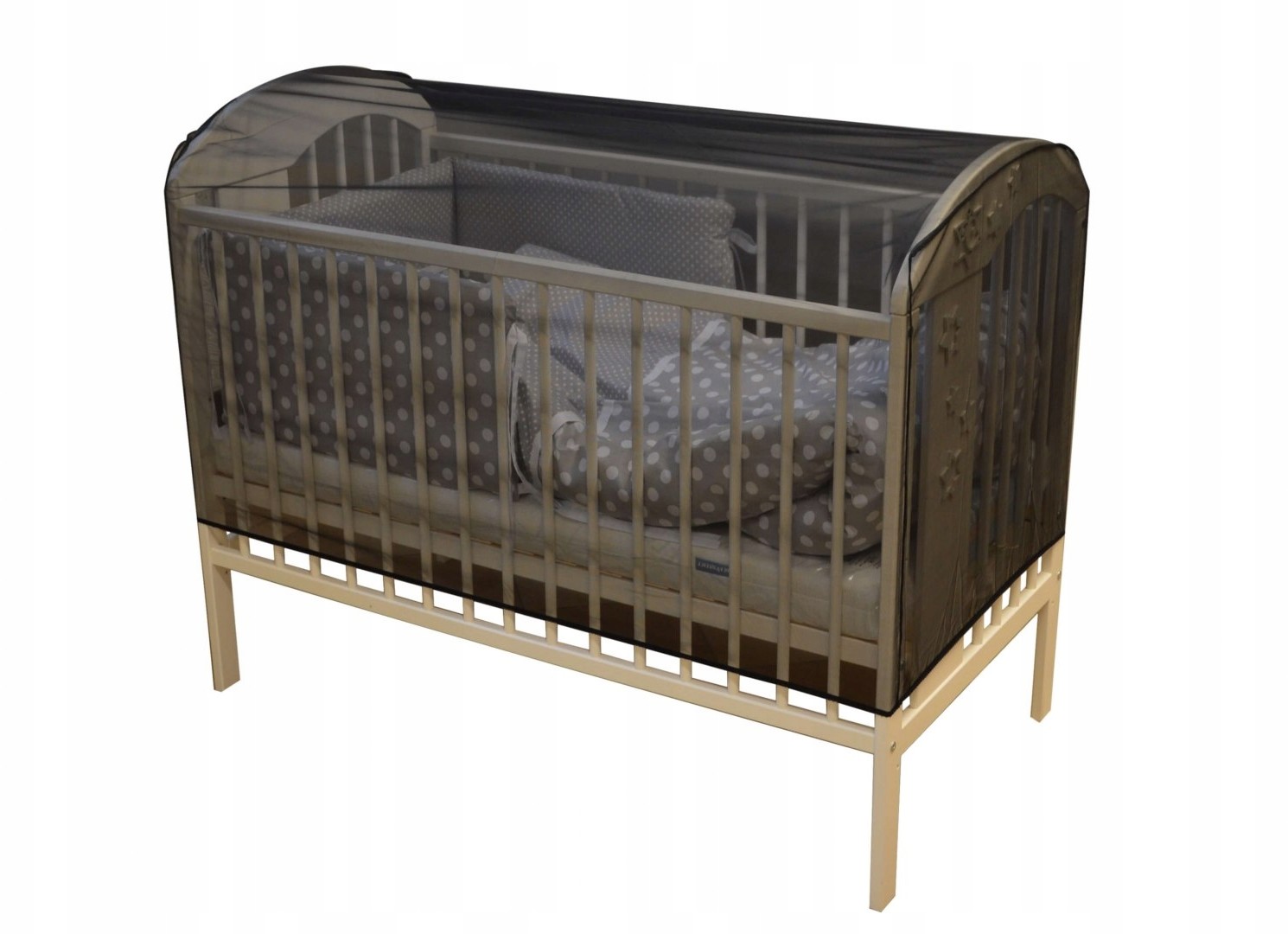 TOPGAL 210033 Moskitiera do łóżeczka czarna