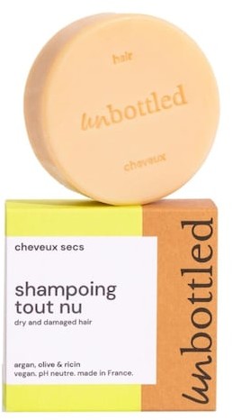 UNBOTTLED Shampoing Tout Nu  Szampon w kostce do suchych włosów