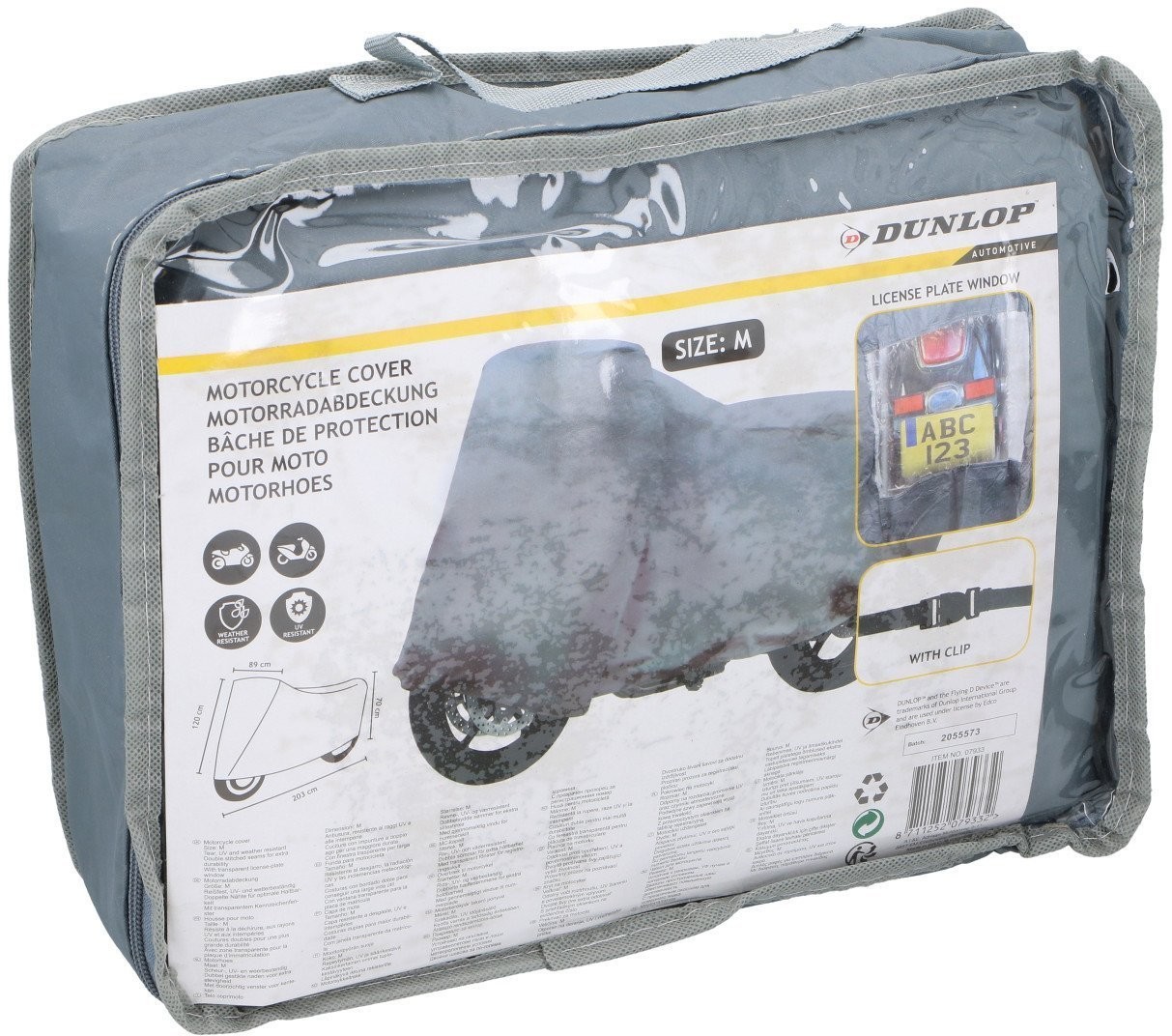 Dunlop Pokrowiec na motor rower motocykl M