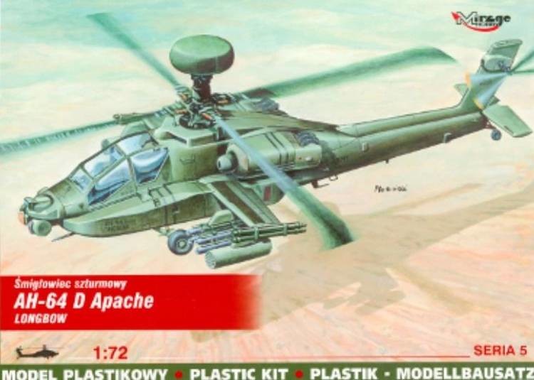 Mirage Hobby Śmigłowiec szturmowy AH-64D 