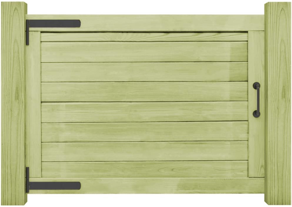 Furtka ogrodowa, impregnowane drewno sosnowe FSC, 75 x 100 cm