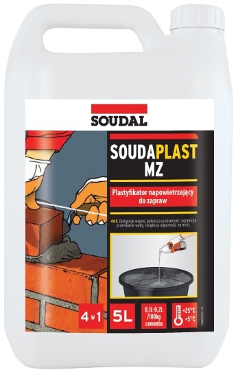 Soudal Plastyfikator do zapraw  Soudaplast MZ 5 l