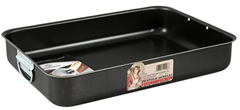 Agnelli pentole agnelli cofa45040 lasagne kształt, aluminium powłoka zapobiegająca przywieraniu, średnica 40 cm COFA45040