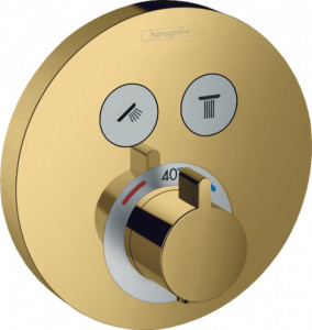 Hansgrohe 15743990 ShowerSelect S Bateria termostatyczna do 2 odbiorników montaż podtynkowy element zewnętrzny